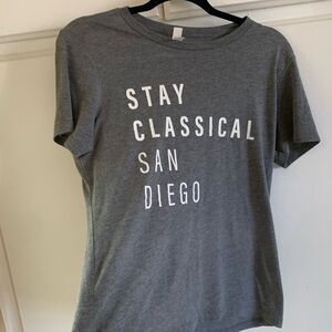 Stay Classical San Diego Grey T Shirt size Medium
